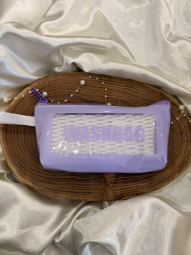 کیف لوازم ارایش طرح واش بگ(wash bag)